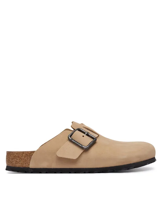 Klapki Birkenstock Boston Wire Buckle 1031584 Beżowy