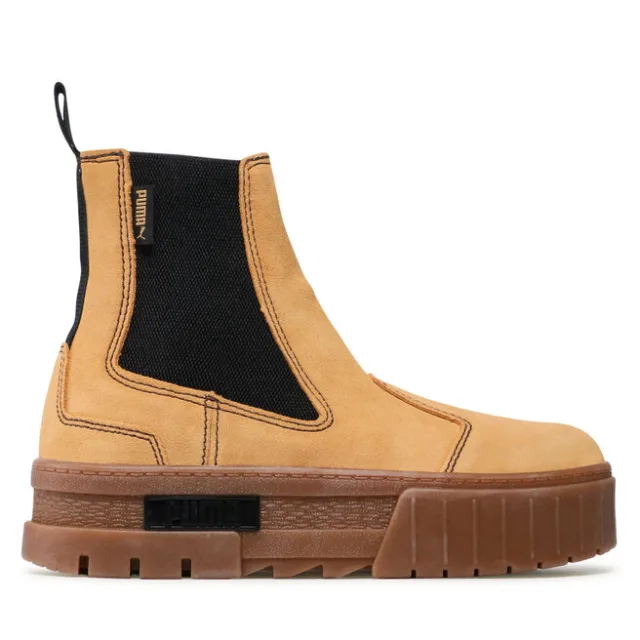 Sztyblety Puma Mayze Chelsea Suede Wn's 382829 04 Beżowy