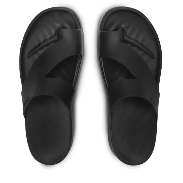 Japonki Crocs Getaway Platform Toe Loop 210834 Czarny