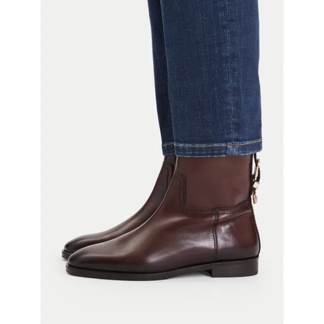 Botki U.S. Polo Assn. EO-MIKOL001W/GL1 Brązowy