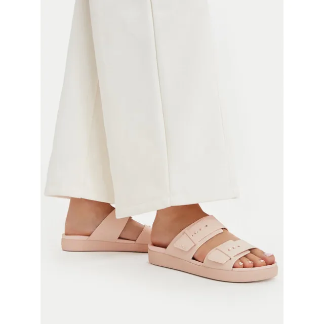 Klapki Crocs Brooklyn Buckle Low Low 211215 Różowy