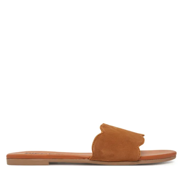 Klapki Pieces 17156838 Brązowy