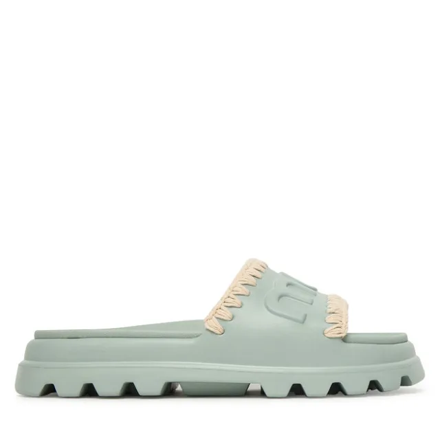 Klapki Mou MU.SW661000N Zielony