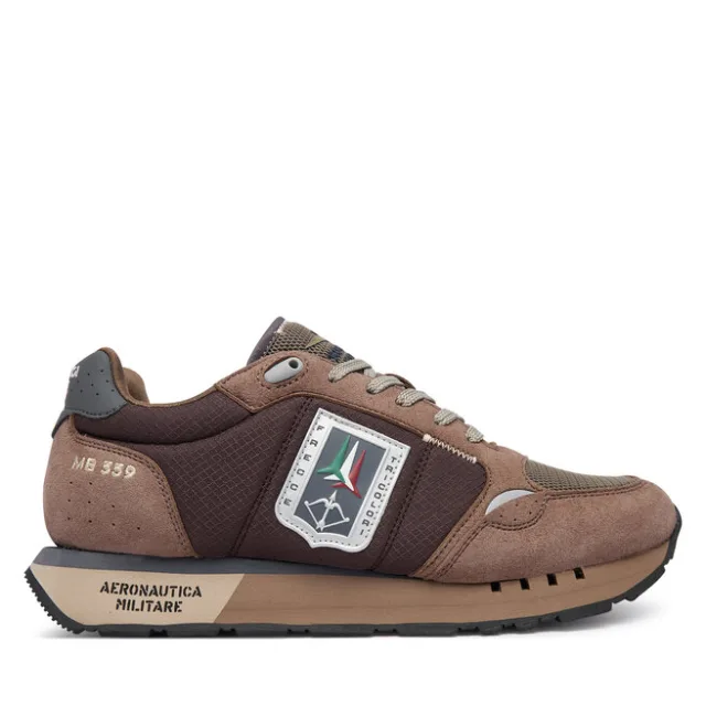 Sneakersy Aeronautica Militare 262SC0292UCT04393 Brązowy