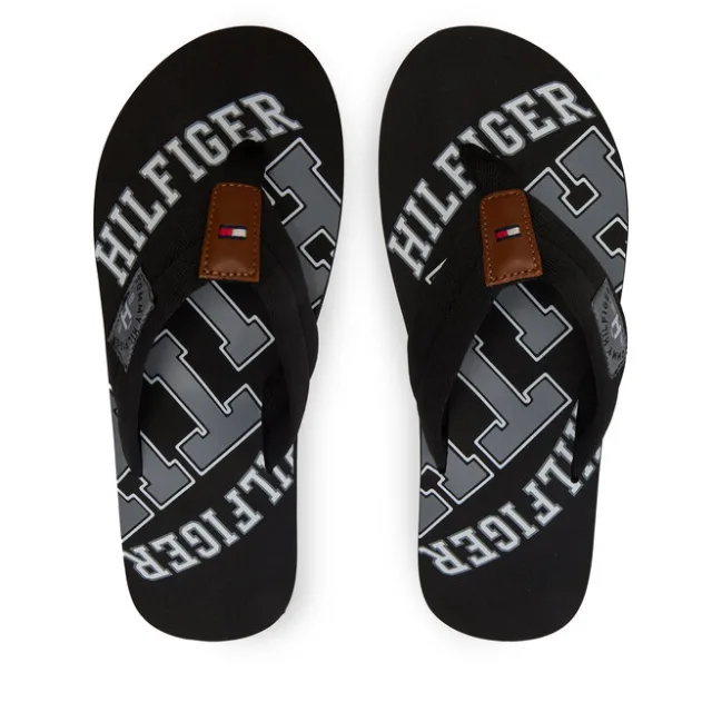 Japonki Tommy Hilfiger Essential Th Beach Sandal FM0FM01369 Czarny