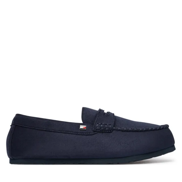 Kapcie Tommy Hilfiger Hilfiger Driver House Shoe FM0FM06012 Granatowy