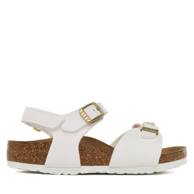 Sandały Birkenstock Rio Flowers As Kids 1029561 S Biały