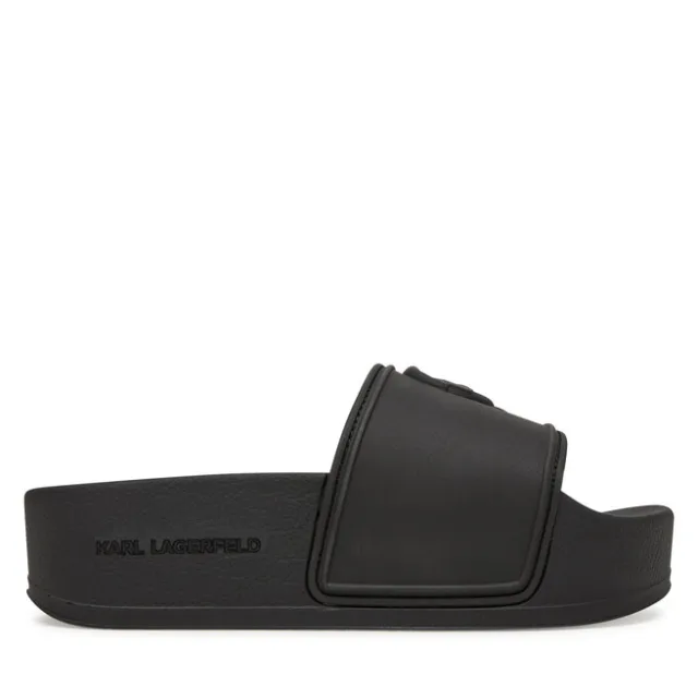 Klapki KARL LAGERFELD Kondo Maxi KL80819M Czarny