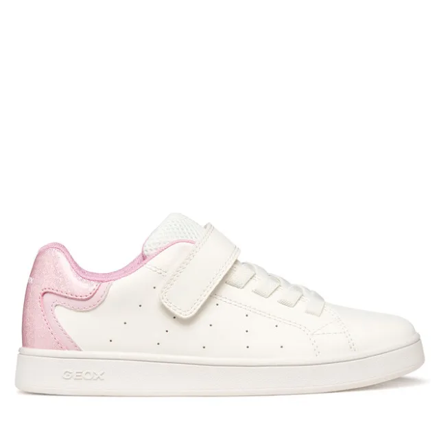 Sneakersy Geox J Eclyper Girl J36LRA 054BJ C0406 D Biały