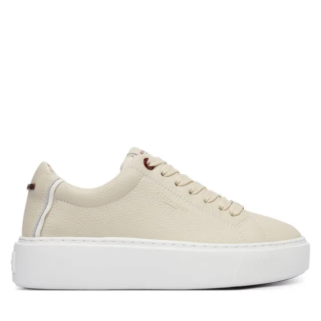 Sneakersy Alexander Smith London High ALBDLHW 8406 Kremowy