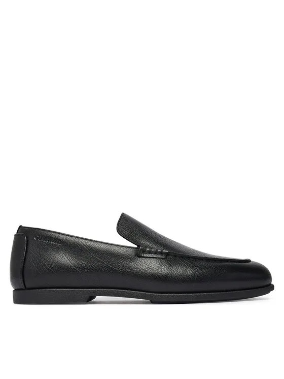 Calvin Klein Lordsy Low Prof Loafer Txt Lth HM0HM02175 Czarny