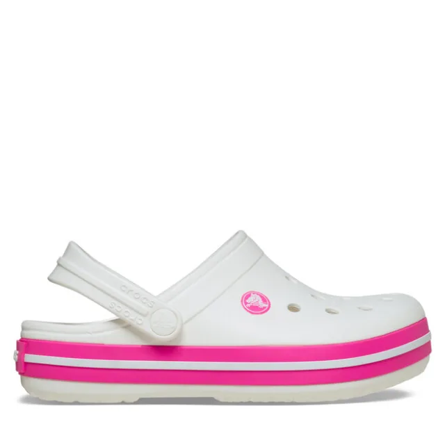 Klapki Crocs Crocband Clog K 207006 Biały
