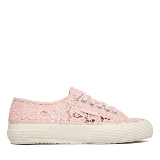 Tenisówki Superga 2750 Macrame S81219W Różowy