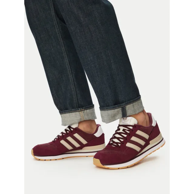 Sneakersy adidas Zx 500 Rs LA1638 Bordowy