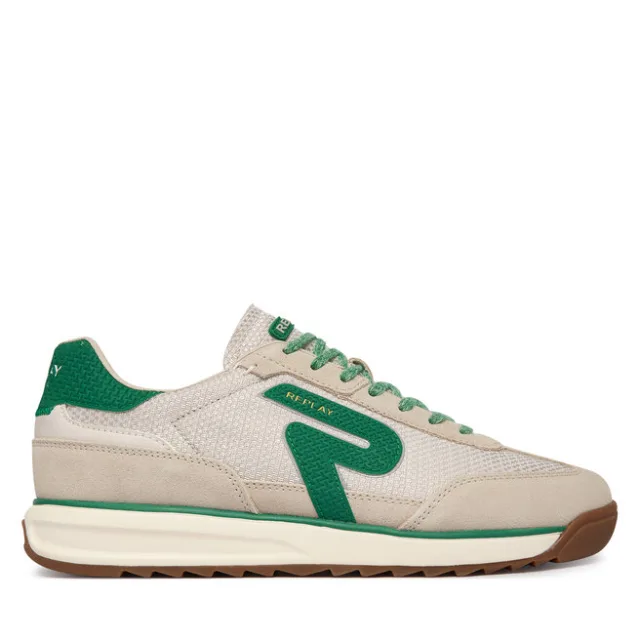 Sneakersy REPLAY GMSIB .000.C0004T Beżowy