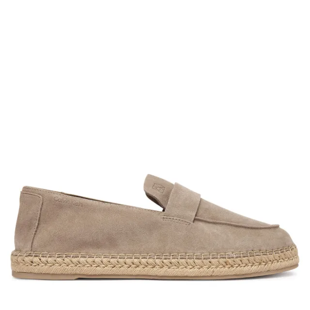 Espadryle Calvin Klein Espadrille Loafer Band Su HM0HM02072 Beżowy