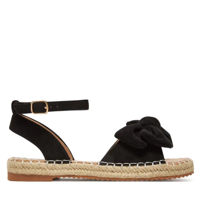 Espadryle DeeZee LE601-107 Czarny