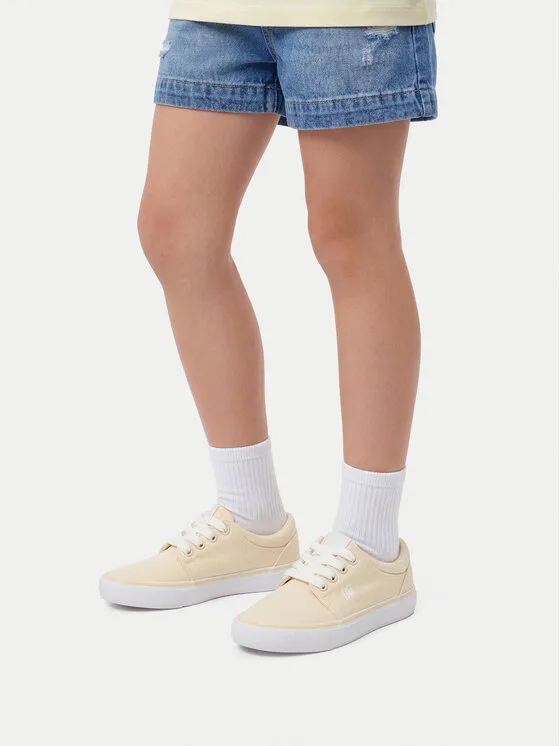 DC Shoes Tenisówki CEOWB-LEA-ZL-DC001-DZ Żółty