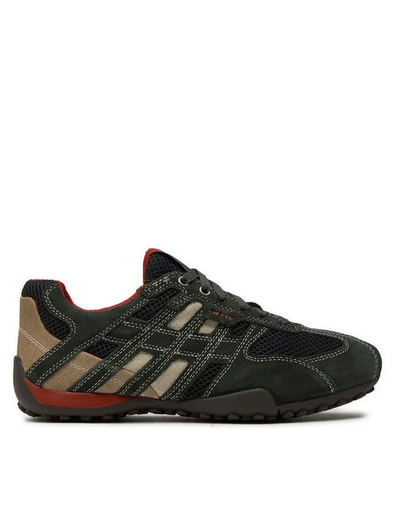 Półbuty Geox U Snake K U4207K 02214 C1300 Zielony
