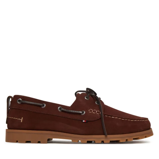 Mokasyny Tommy Hilfiger Light Sde FM0FM05747 Brązowy