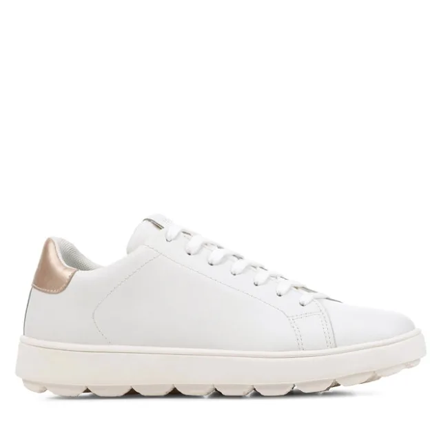 Sneakersy Geox D Spherica Ecub-1 B D65PJA 09BNF C1327 Biały