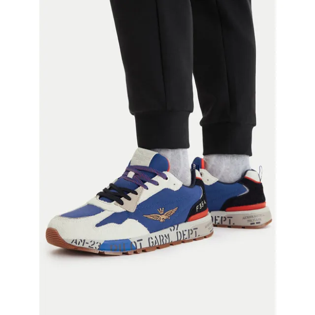 Sneakersy Aeronautica Militare 261SC0276UCT03546 Granatowy
