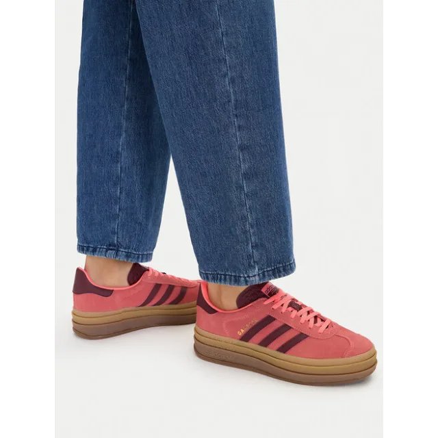 Sneakersy adidas Gazelle Bold KI7213 Pomarańczowy