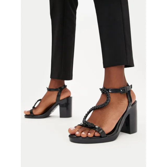 Sandały Melissa Melissa Snake Block + Bo.Bo Ad 35775 Czarny