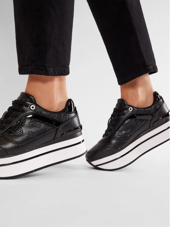 Sneakersy Guess Hansin FL5HNS PEL12 Czarny