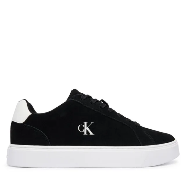 Sneakersy Calvin Klein Classic Cupsole Laceup Su YM0YM01434 Czarny
