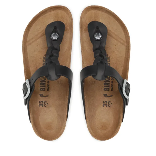 Japonki Birkenstock Gizeh Braided 1021360 Czarny
