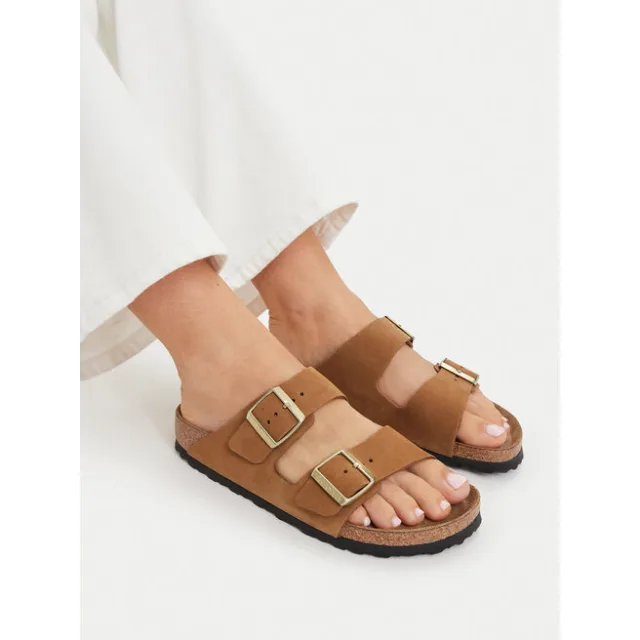 Klapki Birkenstock Arizona Sfb 1032086 Brązowy