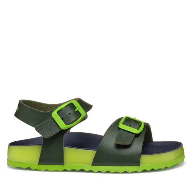Sandały Geox J Ghita J558LC 0003W C3X2K M Khaki