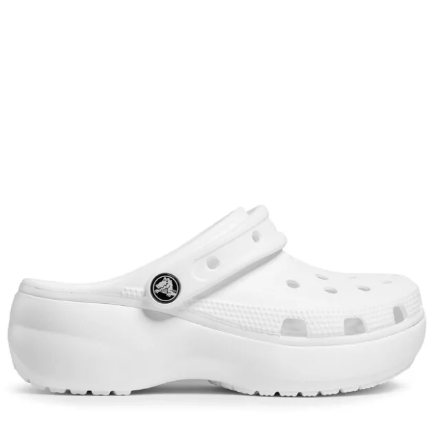 Klapki Crocs Classic Platform Clog W 206750 Biały