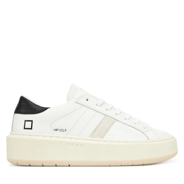 Sneakersy D.A.T.E. Hill Low Platform Calf W431-HP-CA Biały