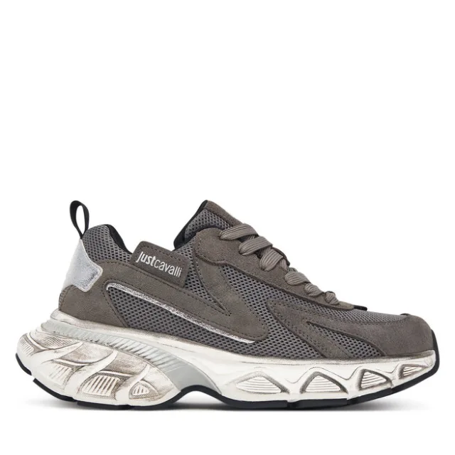Sneakersy Just Cavalli 81RA3SC2 ZSF04 Szary