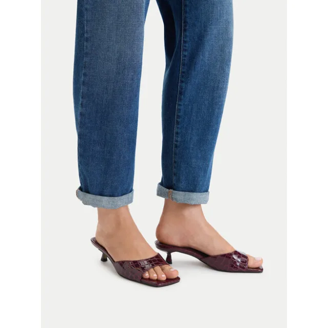 Klapki DeeZee CEO-TS6253-01 Bordowy