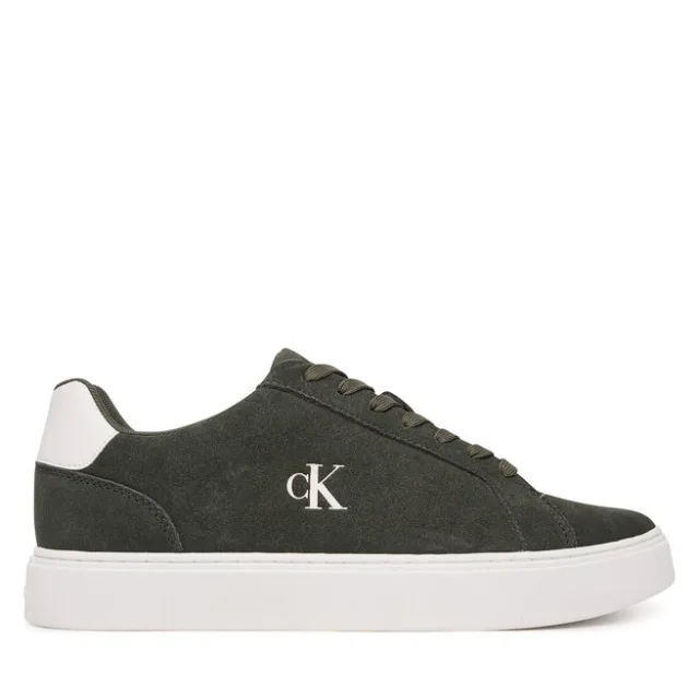Sneakersy Calvin Klein Classic Cupsole Laceup Su YM0YM01434 Beżowy