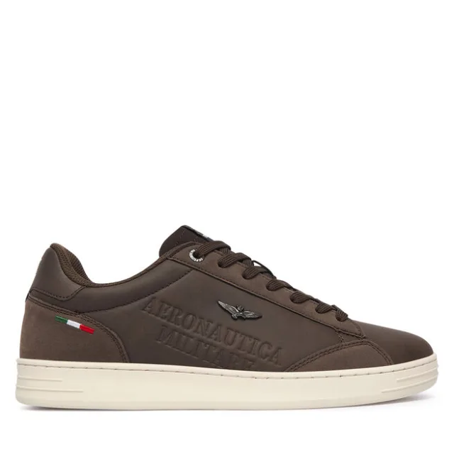 Sneakersy Aeronautica Militare 262SC0306UCT04325 Brązowy