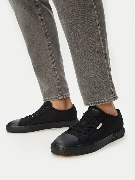 Trampki Calvin Klein Vulc Laceup Cv HM0HM02121 Czarny