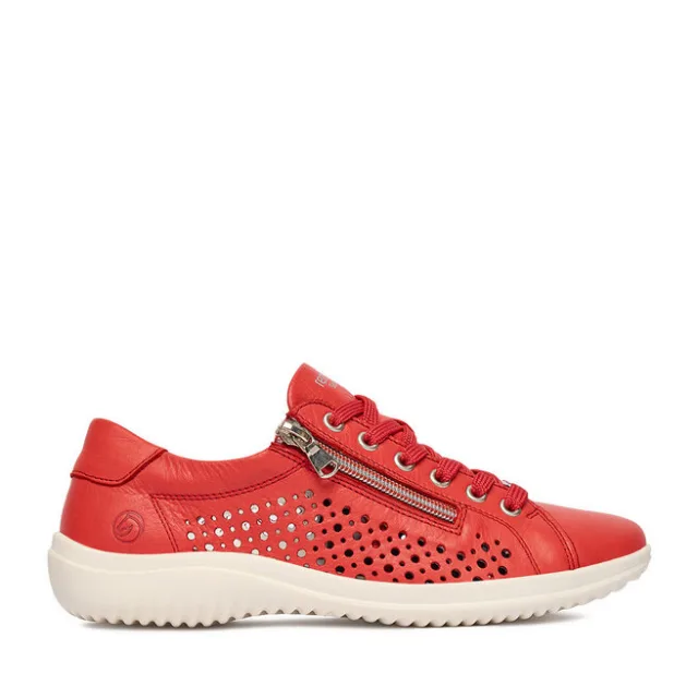 Sneakersy Remonte CEO-D1E08-33 Czerwony jasny