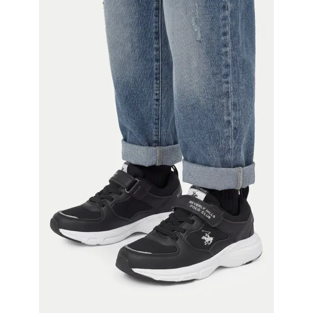 Sneakersy Beverly Hills Polo Club CWBEO-CP23-6415 Czarny