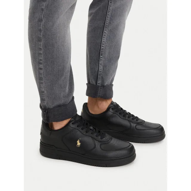 Sneakersy Polo Ralph Lauren Masters Crt Sk Ltl 809952270001 Czarny