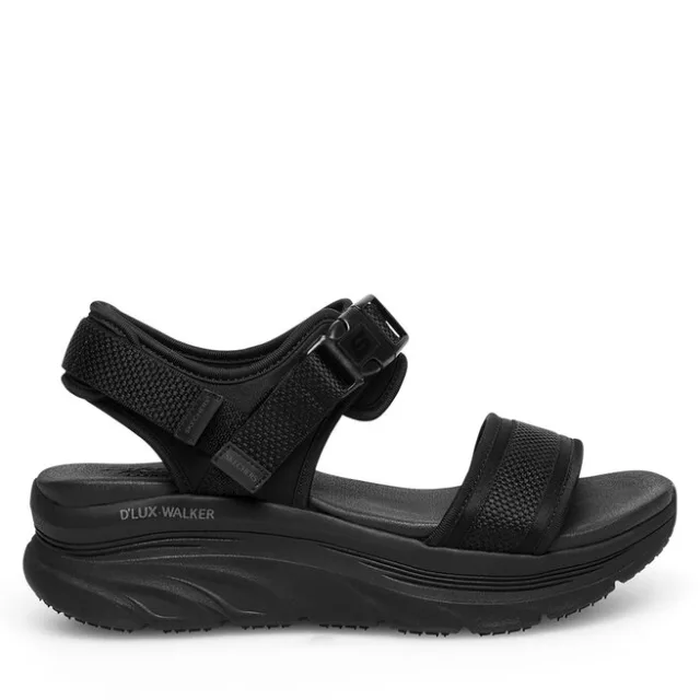 Sandały Skechers D'LUX WALKER 119824 BBK Czarny