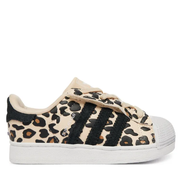 Sneakersy adidas Superstar II Comfort Closure Elastic Lace KK2126 Beżowy