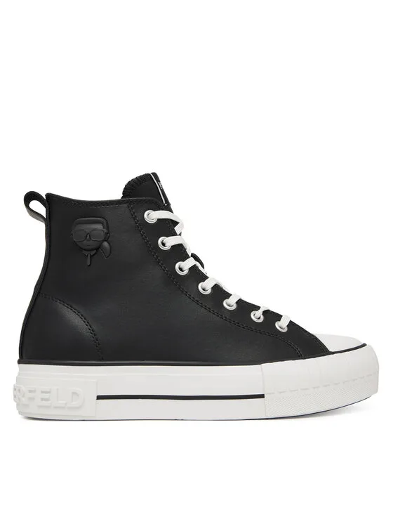 Trampki KARL LAGERFELD Kampus Max KL60456 Czarny