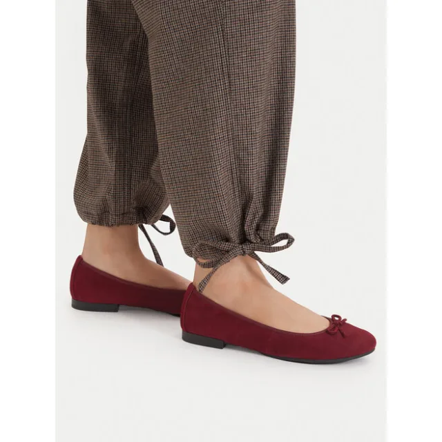 Baleriny Tamaris 1-22116-41 Bordowy