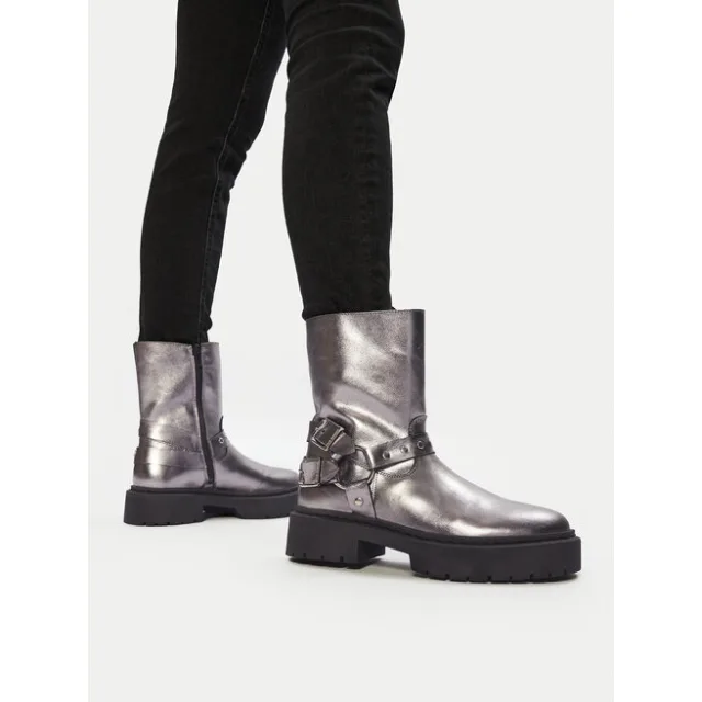 Botki Steve Madden Zwart SM11003405 Szary
