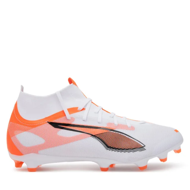 Buty do piłki nożnej Puma Ultra 5 Match+ Fg/Ag 108162 01 Biały