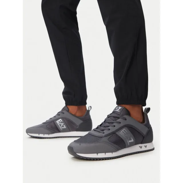 Sneakersy EA7 Emporio Armani 7X000337 AF18613 MZ845 Szary ciemny